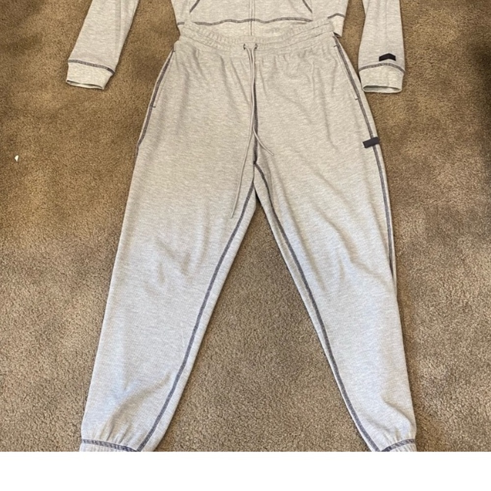 Fabletics waffle knit sweat bottoms